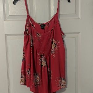 Torrid pink floral tank